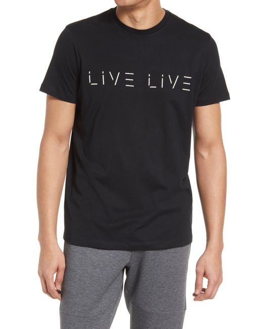 Live Live Cotton Logo Graphic Tee in at