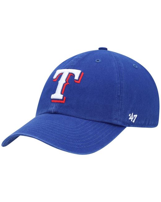 '47 47 Royal Texas Rangers Heritage Clean Up Adjustable Hat at One Oz
