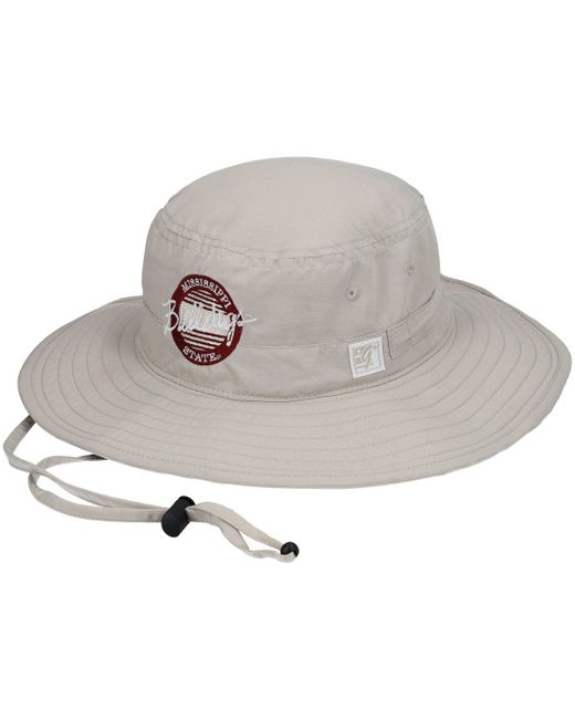 The Game Mississippi State Bulldogs Classic Circle Ultralight Boonie Bucket Hat at One Oz