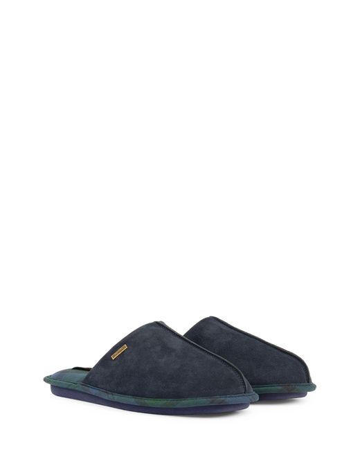 Barbour Foley Slipper in Navy at 10
