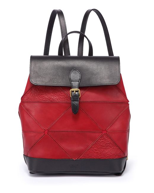 Old Trend Prism Leather Backpack in at