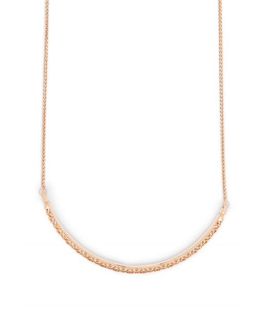 Kendra Scott Goldie Filigree Necklace in at