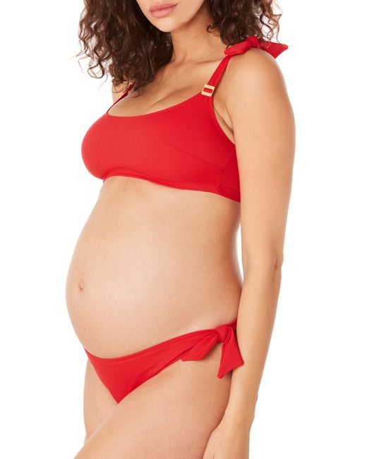 Cache Coeur Porto Vecchio Maternity Two-Piece Swimsuit in at