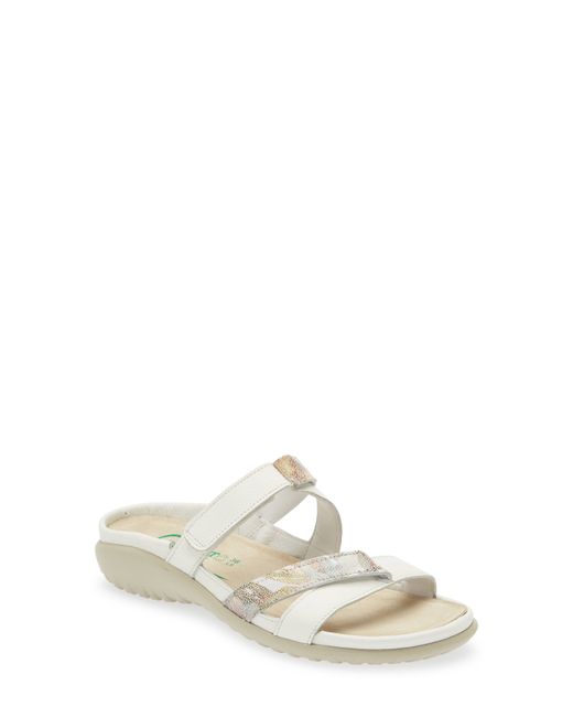Naot Tariana Slide Sandal in Soft White at