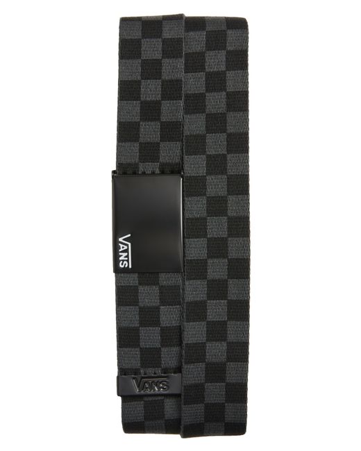 Vans Deppster II Webbing Belt in Black/Charcoal at