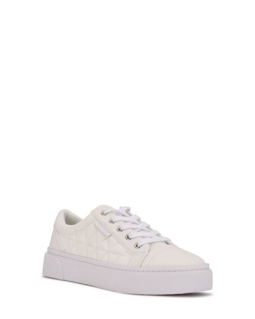Nine West Hola Quilted Sneaker in at 6