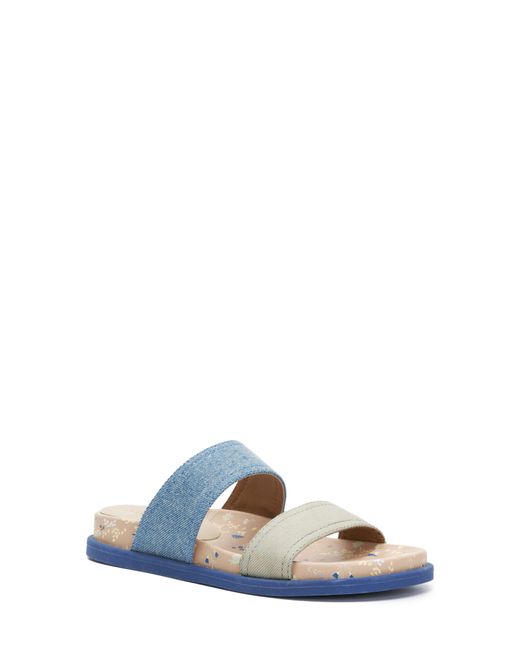Lucky Brand Paimee Slide Sandal in Stucco/Acid at 7.5