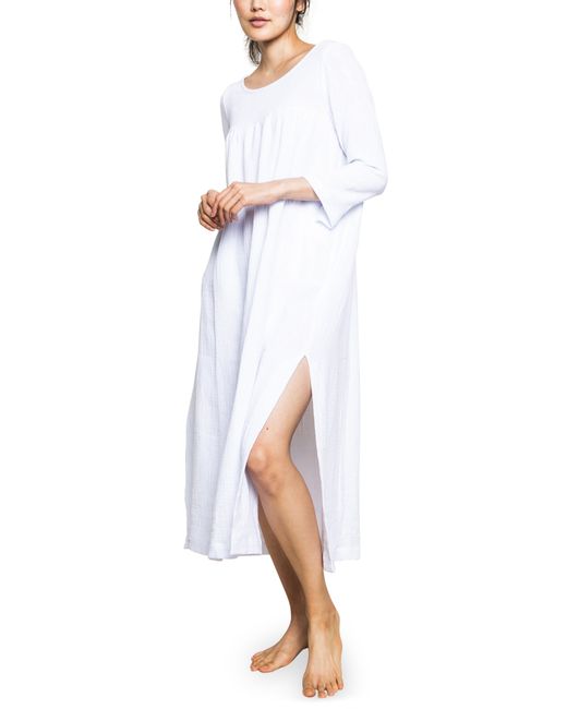 Petite Plume Provence Cotton Gauze Nightgown in at