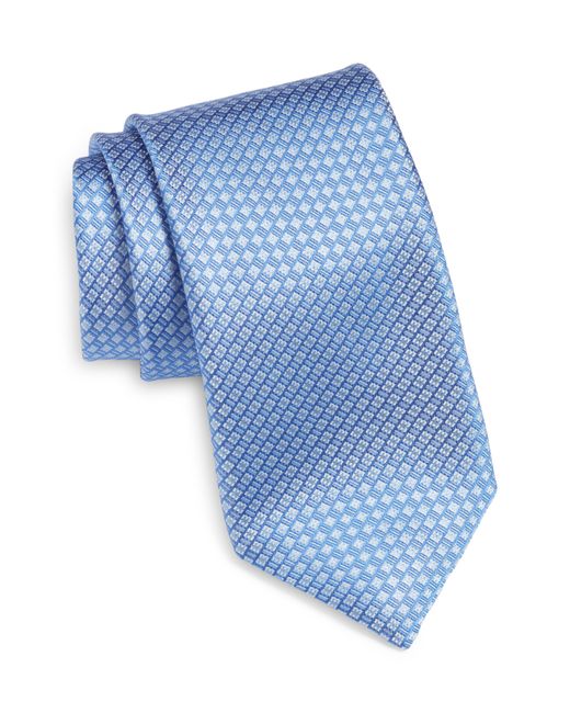 Canali Solid Silk Tie in at
