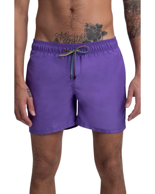 Bugatchi Solid Swim Trunks in at