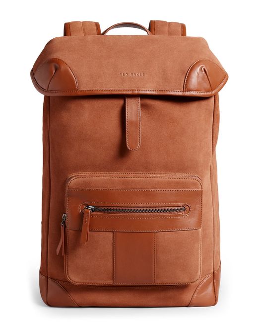 Ted Baker London Tyson T Suede Backpack in at