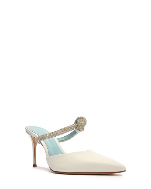 Schutz Pearl Pointed Toe Mule in at