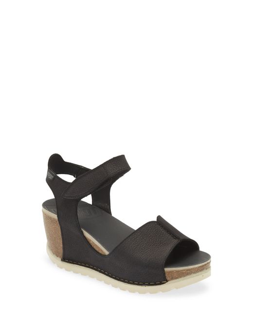 On Foot Leather Wedge Sandal in at