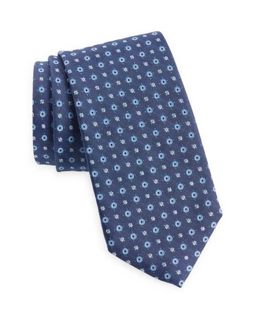 David Donahue Neat Silk Tie in at