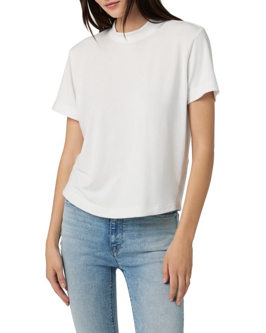 Hudson Jeans Crewneck Knot Open Back T-Shirt in at
