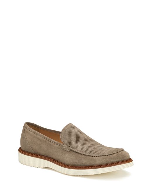 J And M Collection Jameson Perforated Venetian Loafer in at
