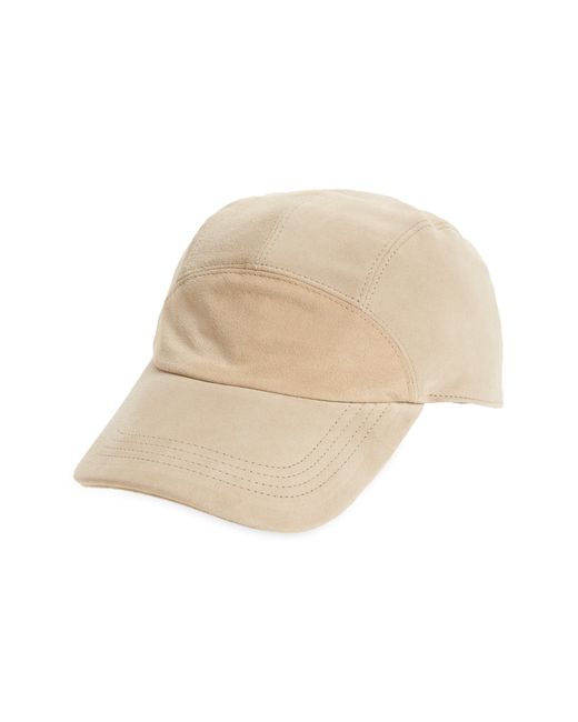 Eleventy Suede Baseball Cap in at