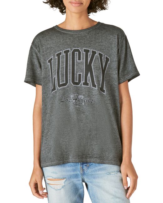 Lucky Brand Lucky Los Angeles Graphic Tee in at