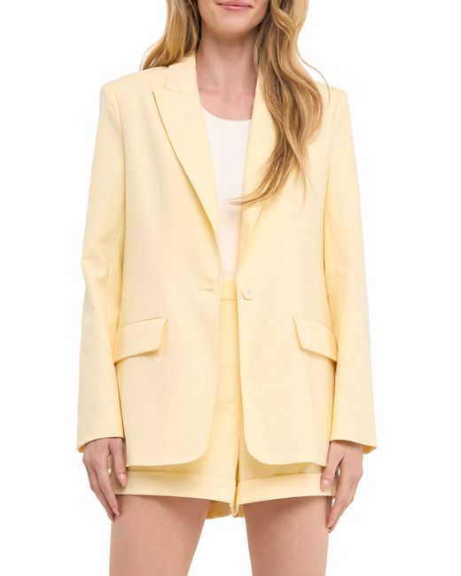 Endless Rose Single Breasted Blazer in at