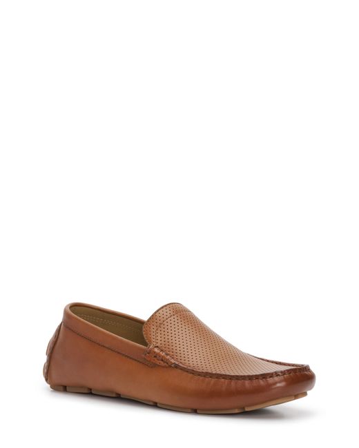 Vince Camuto Eadric Leather Loafer in Tan/Cognac at
