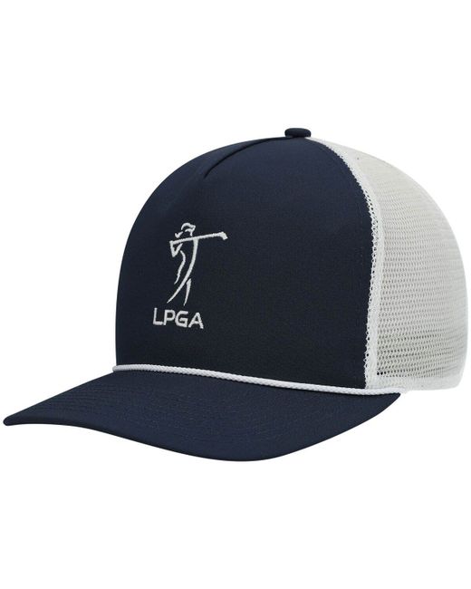 Imperial White LPGA Mesh Performance Rope Snapback Hat at One Oz
