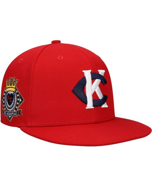 Rings & Crwns Kansas City Monarchs Team Fitted Hat at