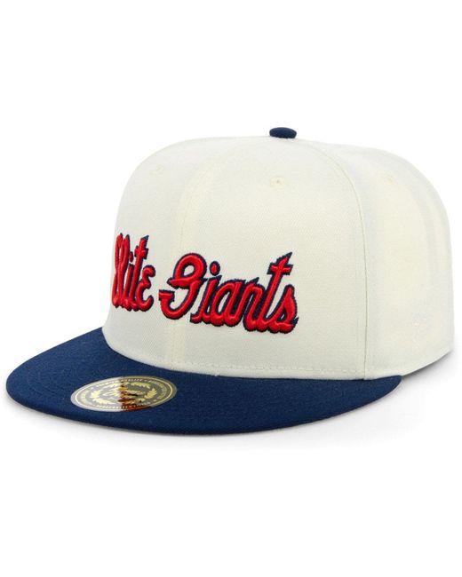 Rings & Crwns Navy Baltimore Elite Giants Team Fitted Hat at