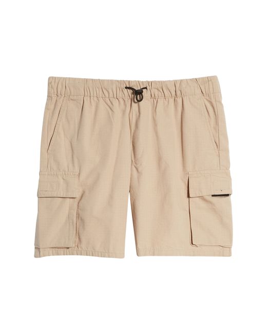 Topman Ripstop Cotton Cargo Shorts in at