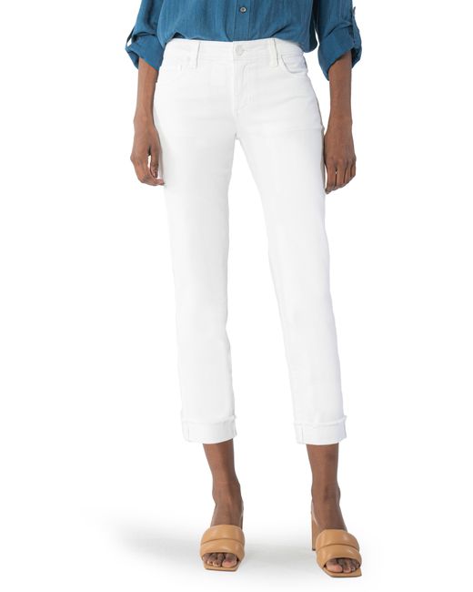 KUT from the Kloth Amy Fray Hem Crop Skinny Jeans in at
