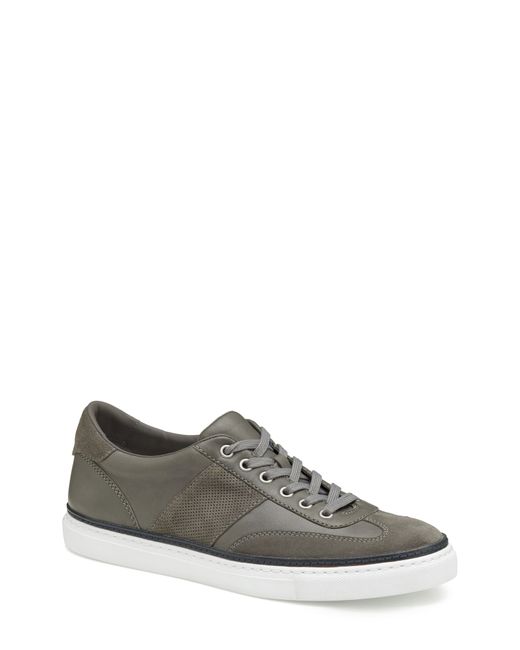 J And M Collection Casey Sneaker in Sheepskin/English Suede at