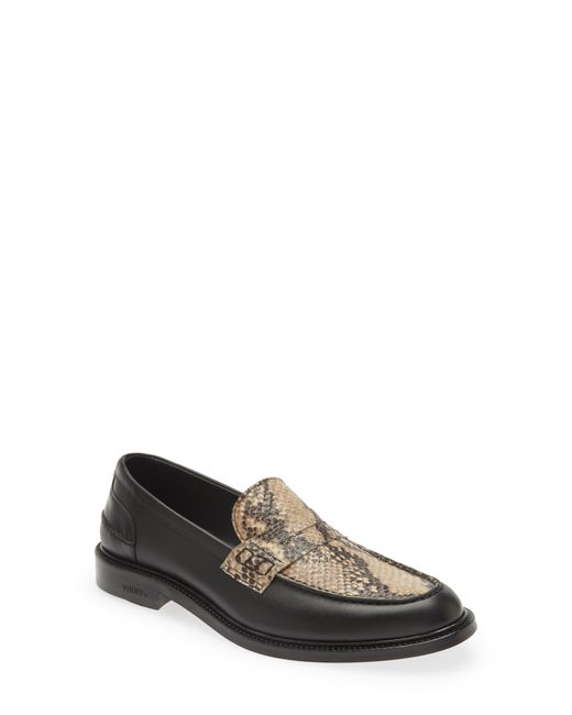 Vinnys Townee Penny Loafer in Nevada Python Leather at