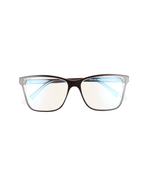 Fifth & Ninth Kaya 54mm Square Blue Light Blocking Glasses in Clear at