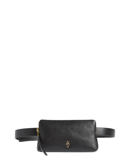AllSaints Leather Belt Bag in at