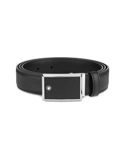 Montblanc Meisterstuck Reversible Sartorial Leather Belt in at