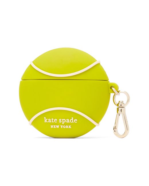 Kate Spade New York courtside tennis silicone airpods case in at