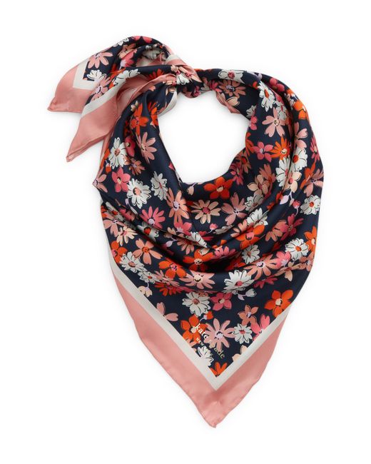 Kate Spade New York floral medley silk scarf in at