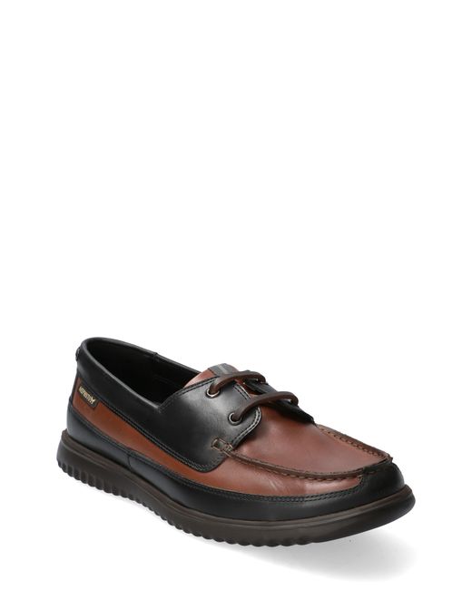 Mephisto Trevis Boat Shoe in Black at