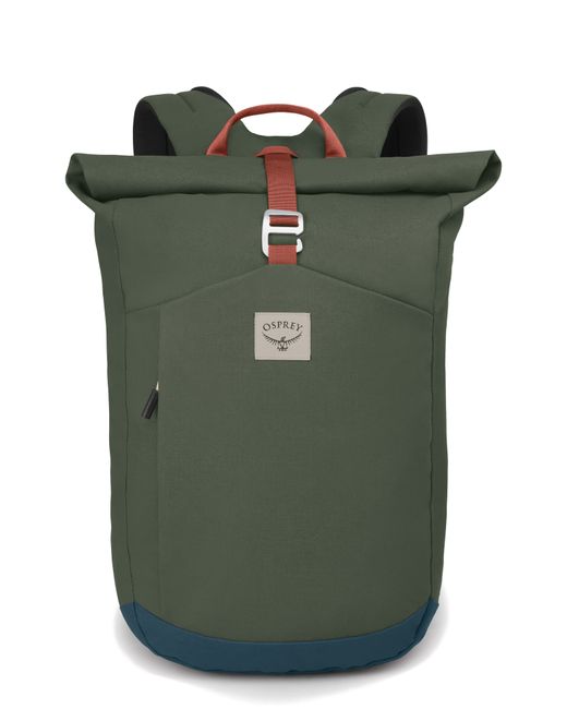 Osprey Arcane Roll Top Backpack in Haybale Stargazer Blue at