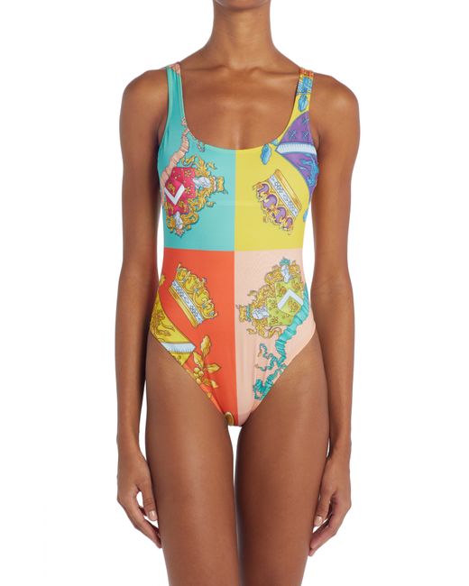 Versace First Line Versace Royal Rebellion One-Piece Swimsuit in at 4
