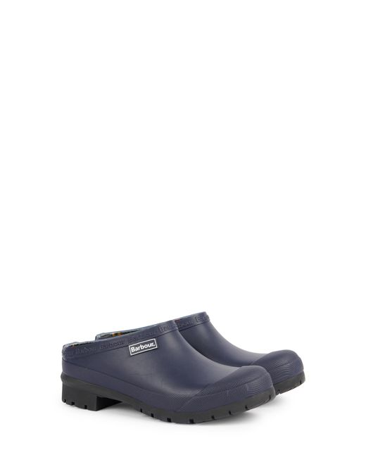 Barbour Quinn Clog in Navy at 6
