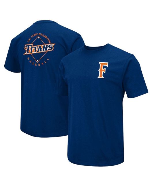 Colosseum Cal State Fullerton Titans Baseball On-Deck 2-Hit T-Shirt at