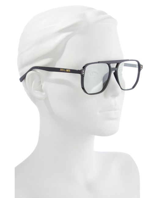 Fifth & Ninth Kennedy 56mm Blue Light Blocking Glasses in Clear at