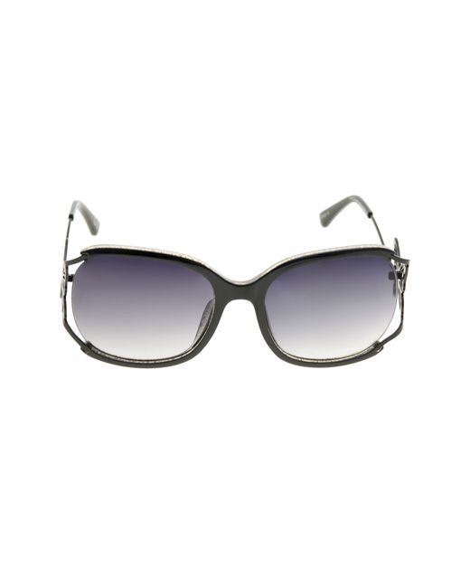 Betsey Johnson Butterfly 57mm Gradient Oval Sunglasses in at