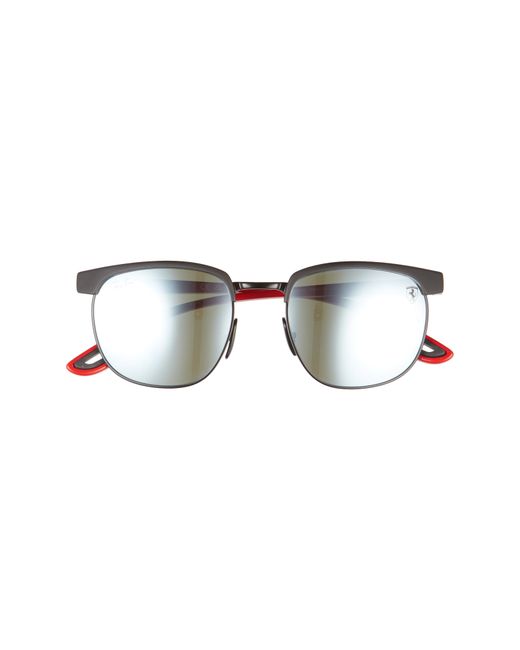 Ray-Ban 53mm Mirrored Square Sunglasses in at