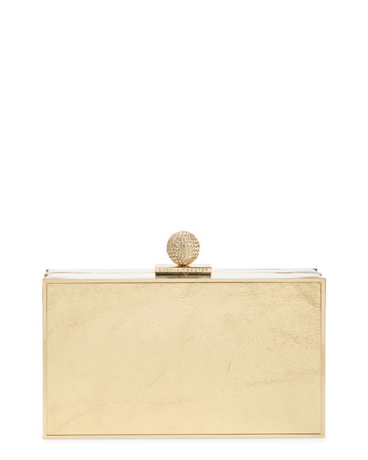 Sophia Webster Clara Leather Box Clutch in at