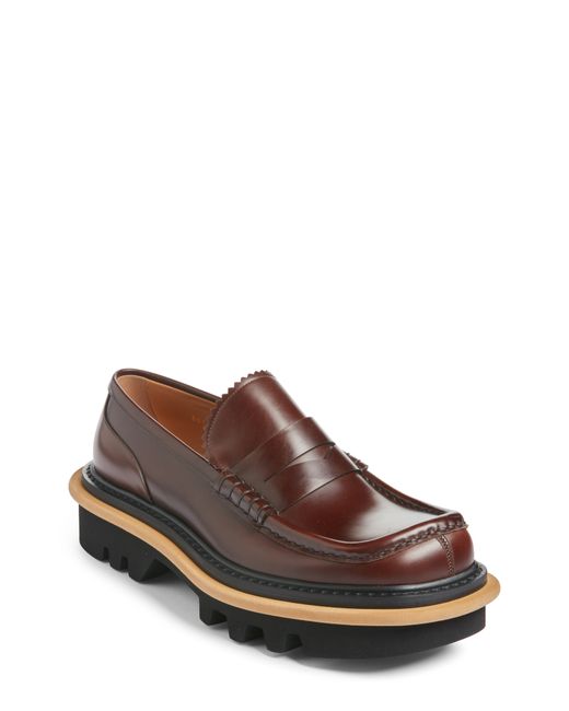 Dries Van Noten Lug Sole Penny Loafer in at