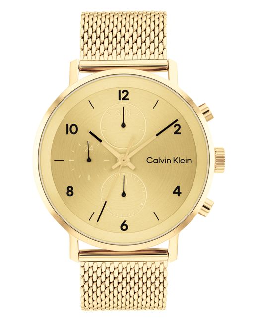 Calvin Klein Mesh Strap Watch 38mm in at