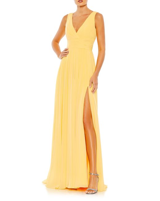 Mac Duggal Ruched Chiffon Gown in at