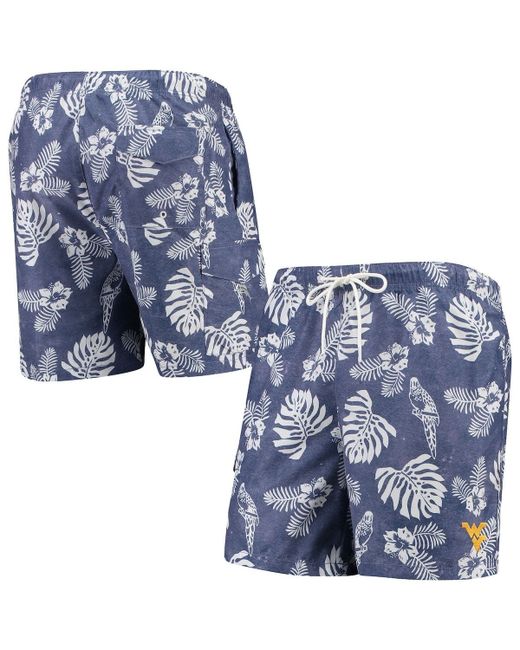 Tommy Bahama West Virginia Mountaineers Naples Parrot in Paradise Swim Shorts at