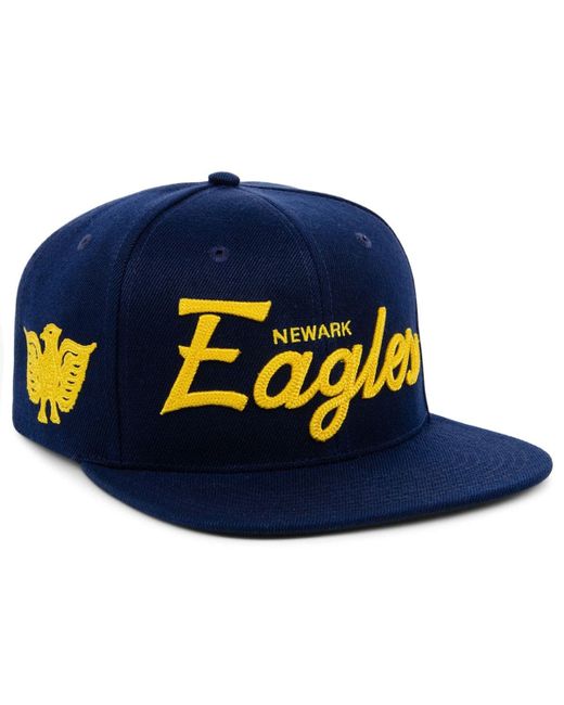 Rings And Crwns Rings Crwns Newark Eagles Snapback Hat at One Oz